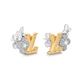 18K Louis Vuitton Gram Earrings