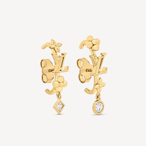 18K Louis Vuitton In the Sky Earrings