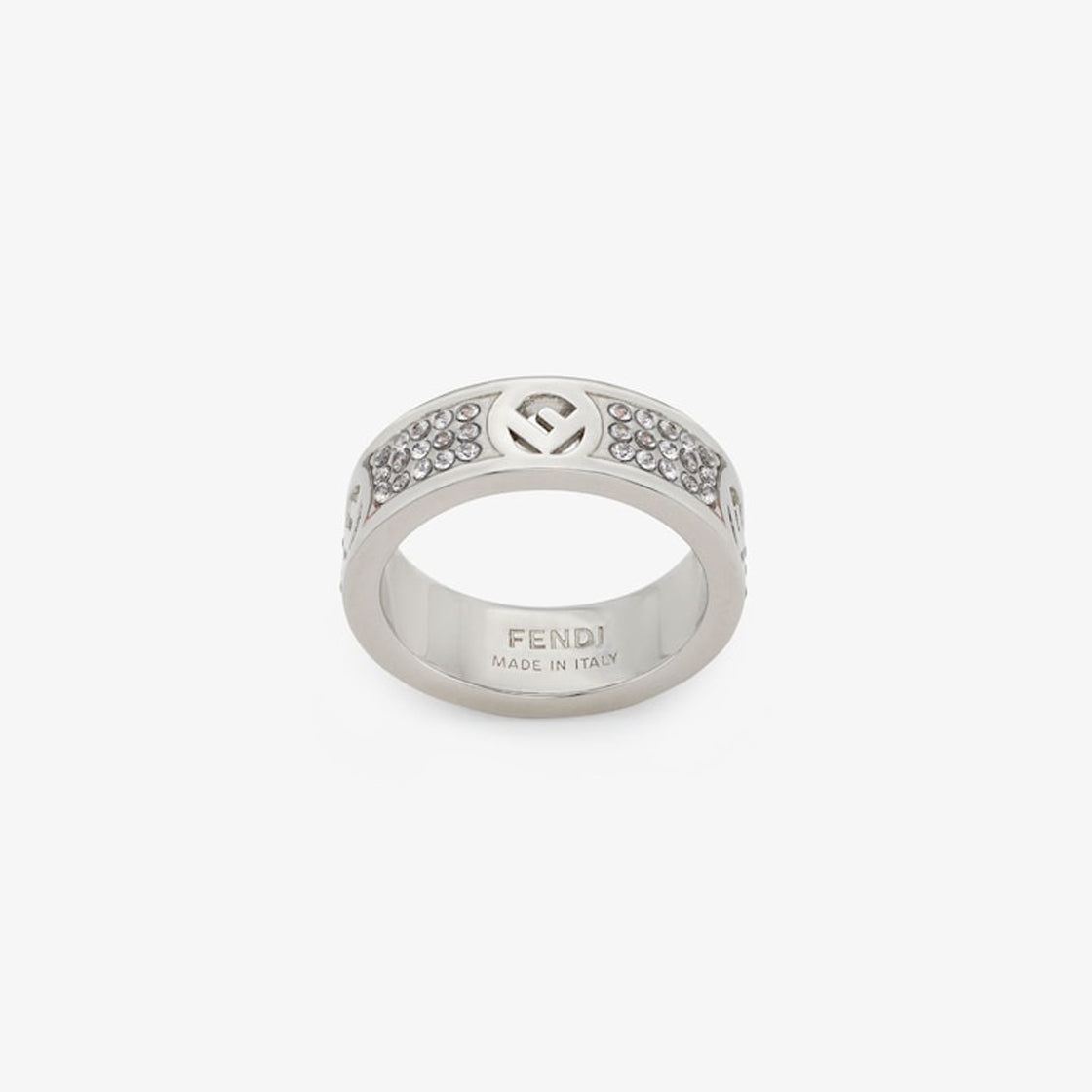 18K Fendi Is White Gold Ring
