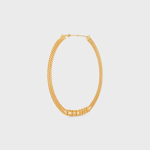18K Celine Gourmette Necklace