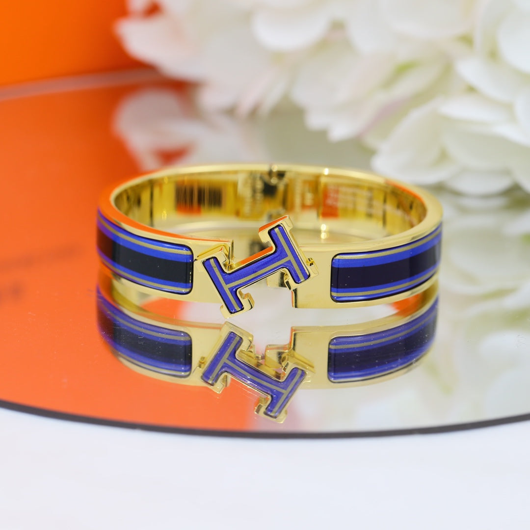 18K Clic Hermes Purple Bracelet