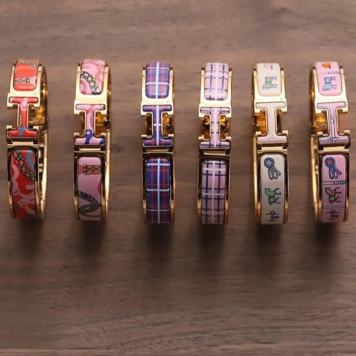 18K Clic Hermes Purple Bracelet