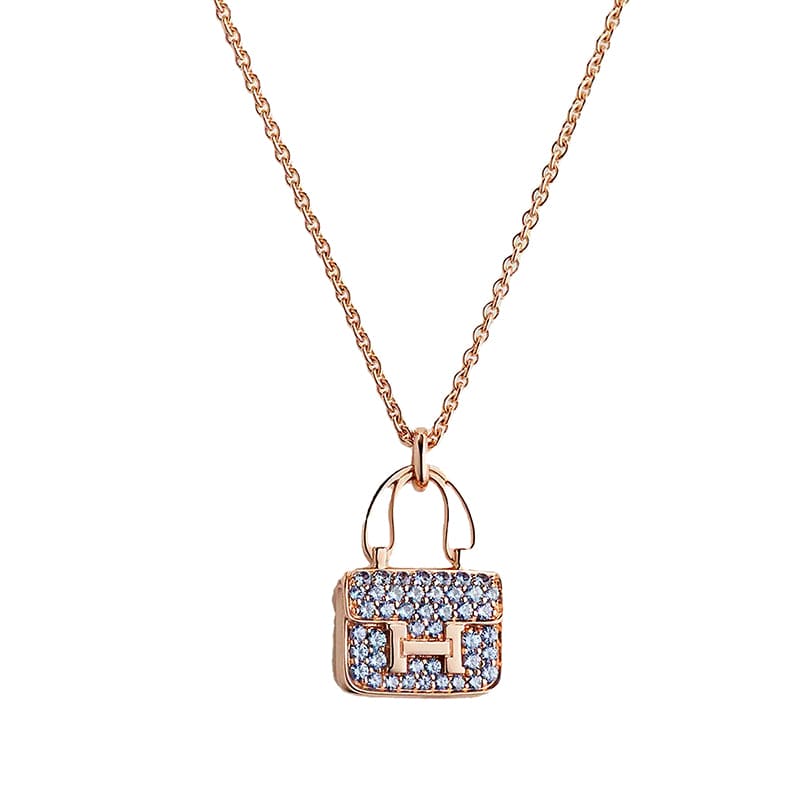 18K Amulettes Constance Pendant Hermes Necklace