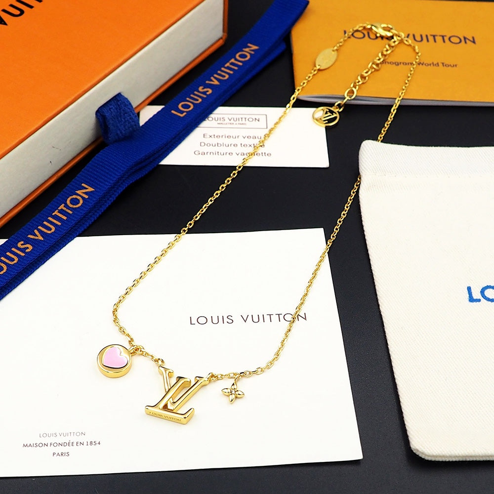 18K Louis Vuitton Iconic Heart Necklace