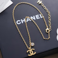 18K  Chanel Diamond Gold Necklace