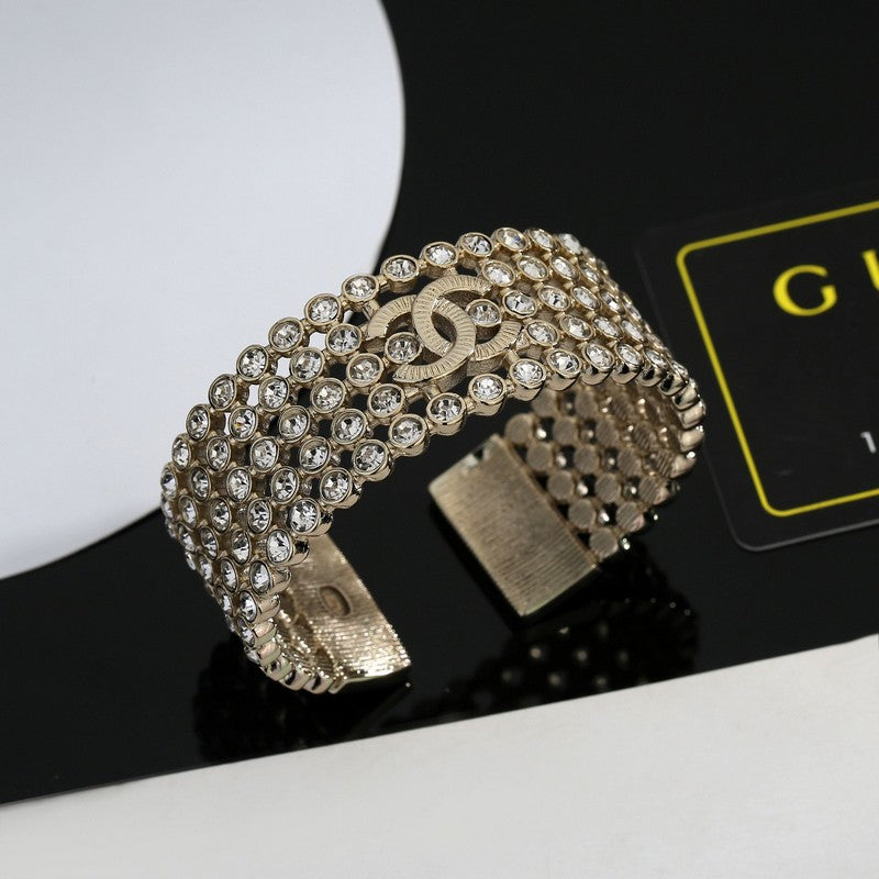 18K  Chanel Diamond Cuff Bracelet