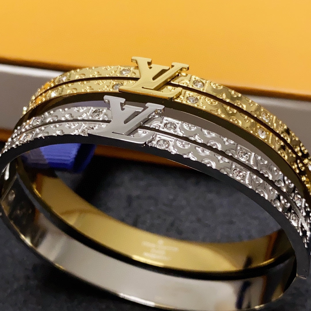 18K Louis Vuitton Double Bracelet
