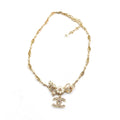 18K  Chanel Flower Pendant Necklace