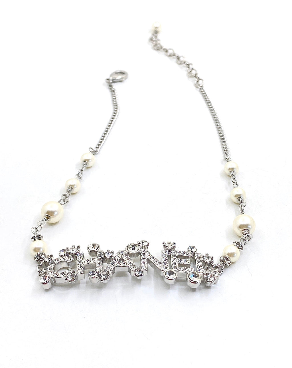 18K  Chanel Crystals Necklace