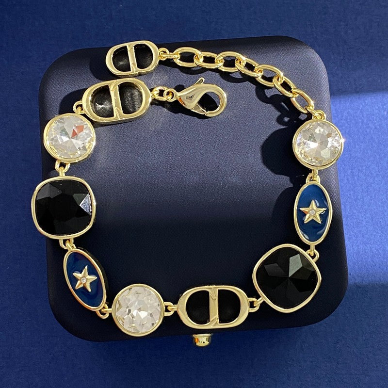 18K Dior Color Crystal Bracelet