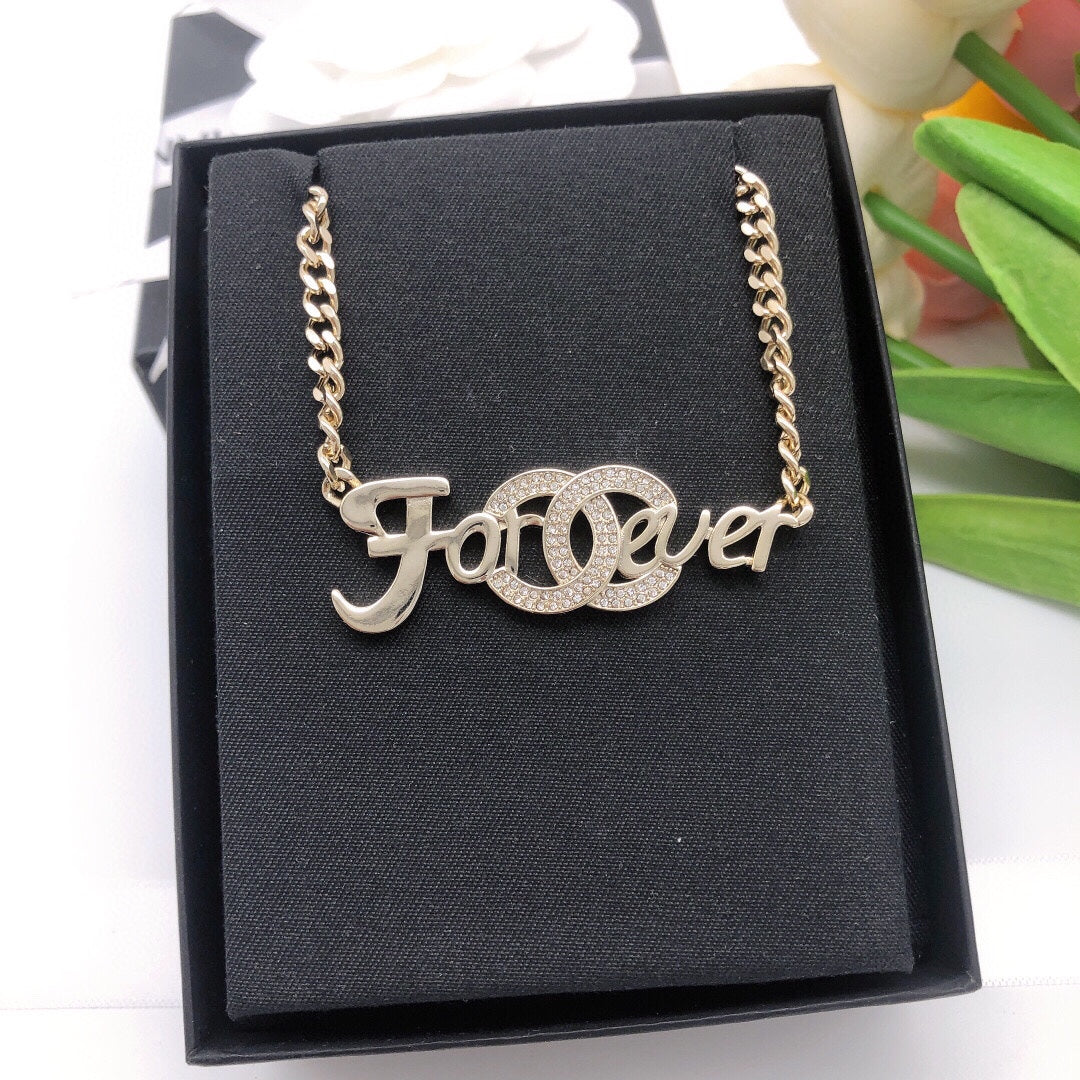 18K  Chanel Forever Necklace