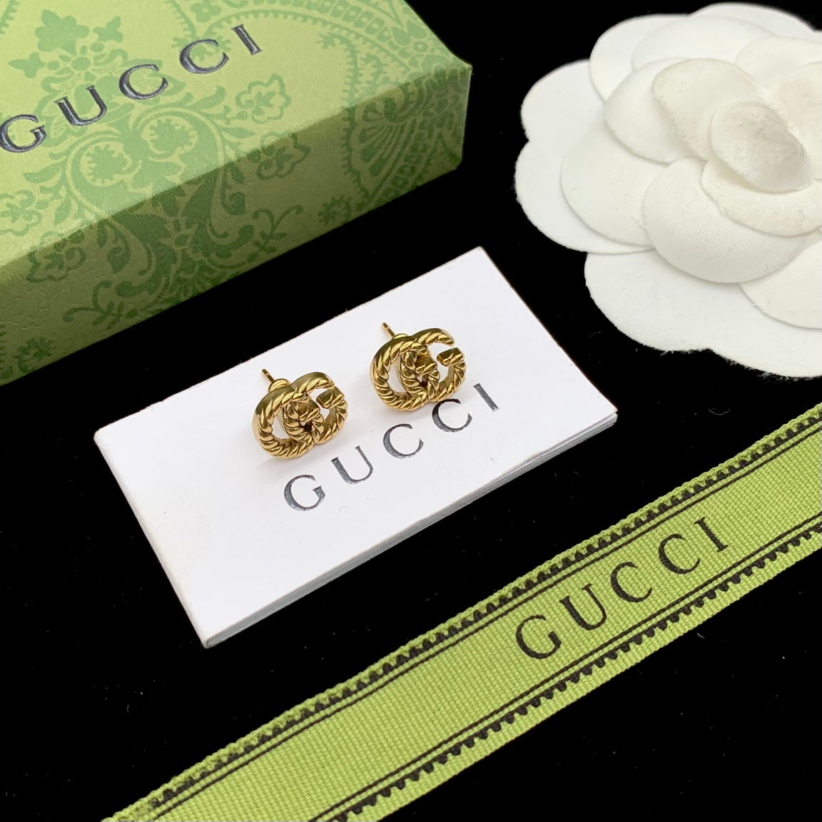 18K Double Gucci Earrings