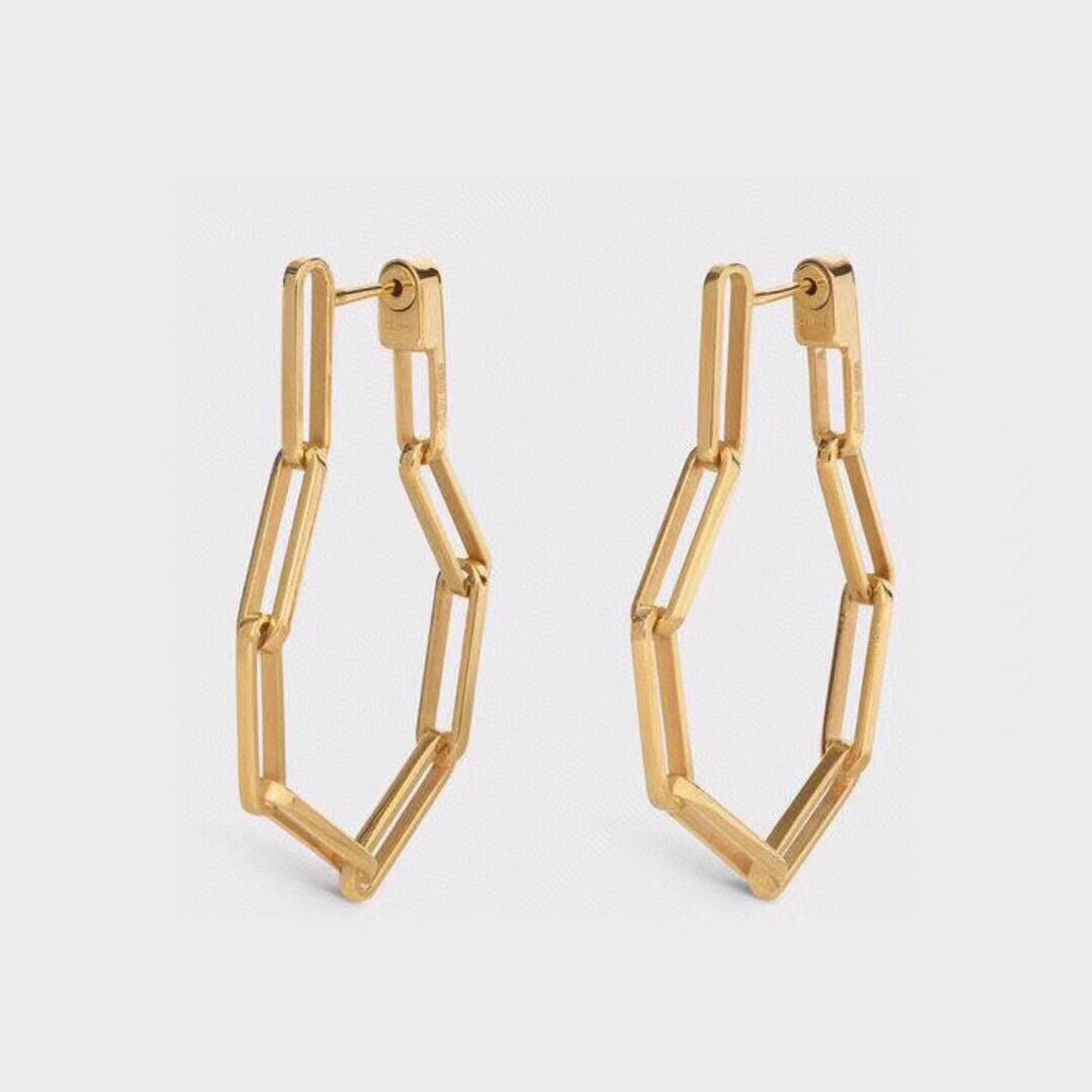 18K Celine Chain Earrings