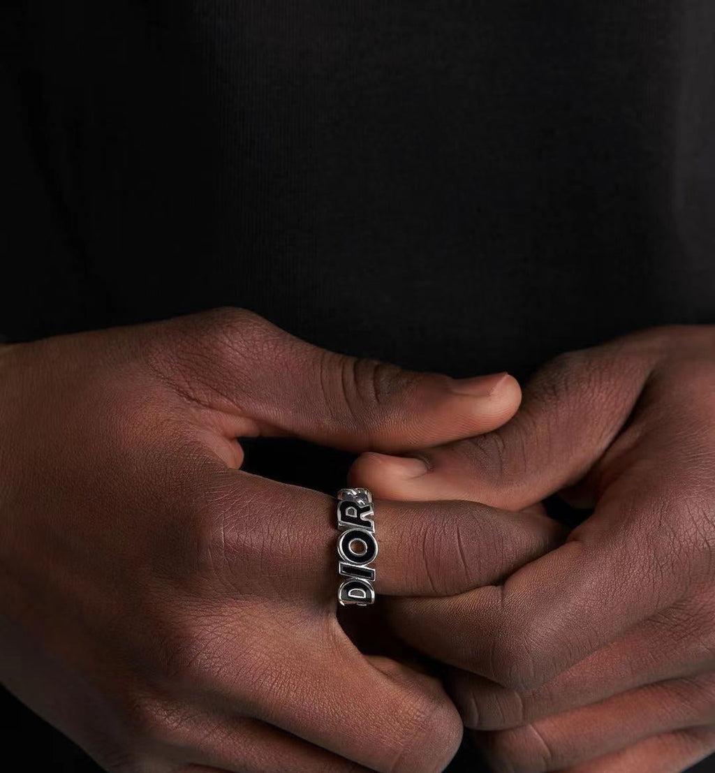 18K Dior Chain Rings
