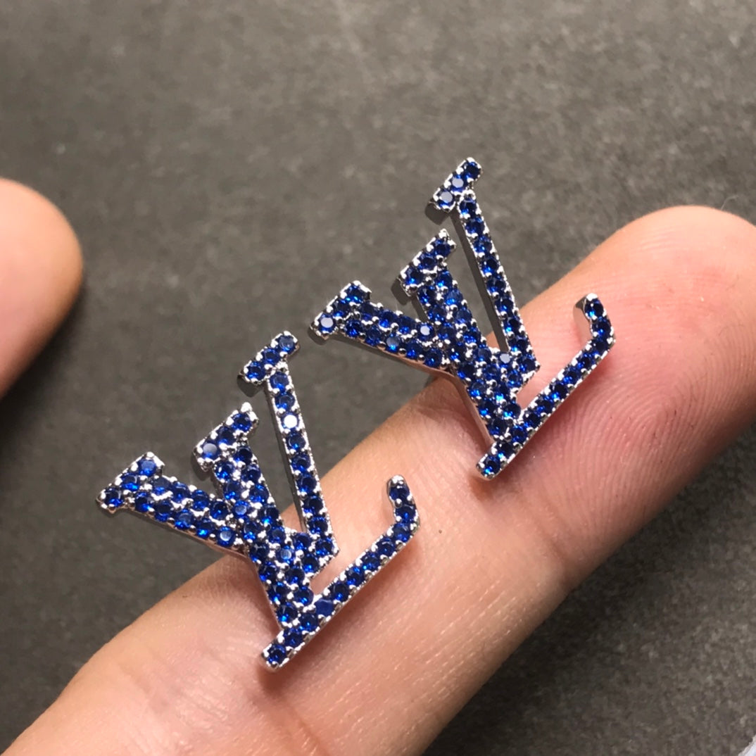 18K Louis Vuitton Iconic Aquamarine Earrings