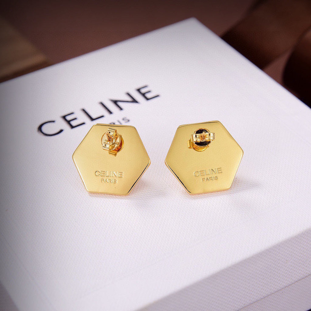 18k Celine Pearl Earrings