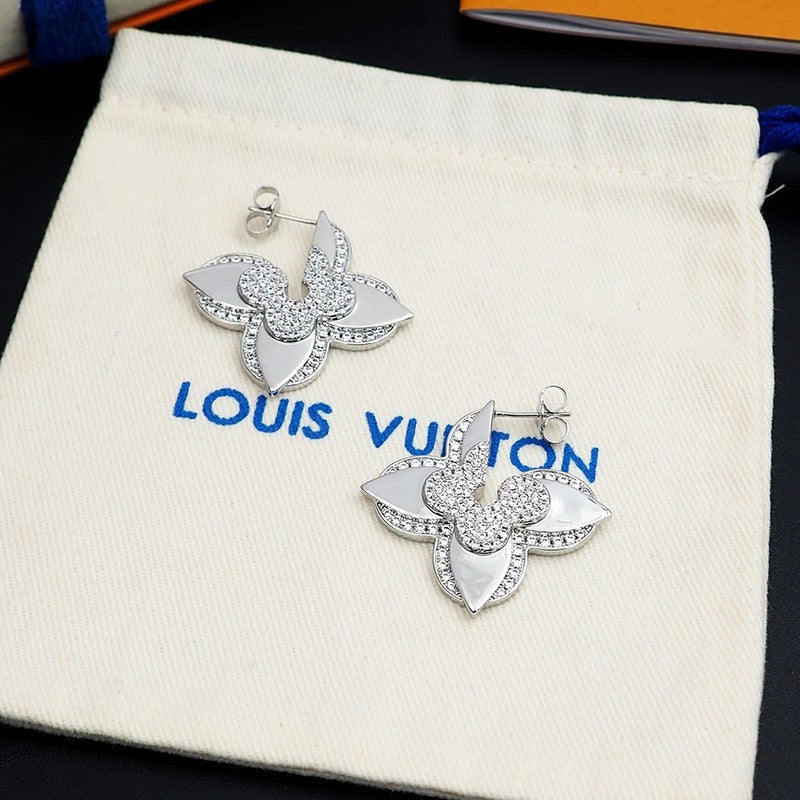18K Louis Vuitton Medaillon Earrings