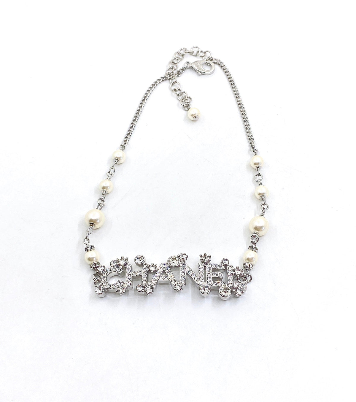 18K  Chanel Crystals Necklace