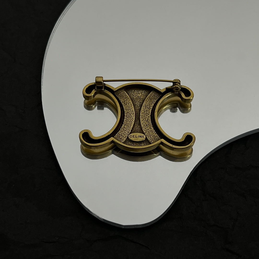 18K Celine Vintage Brooch