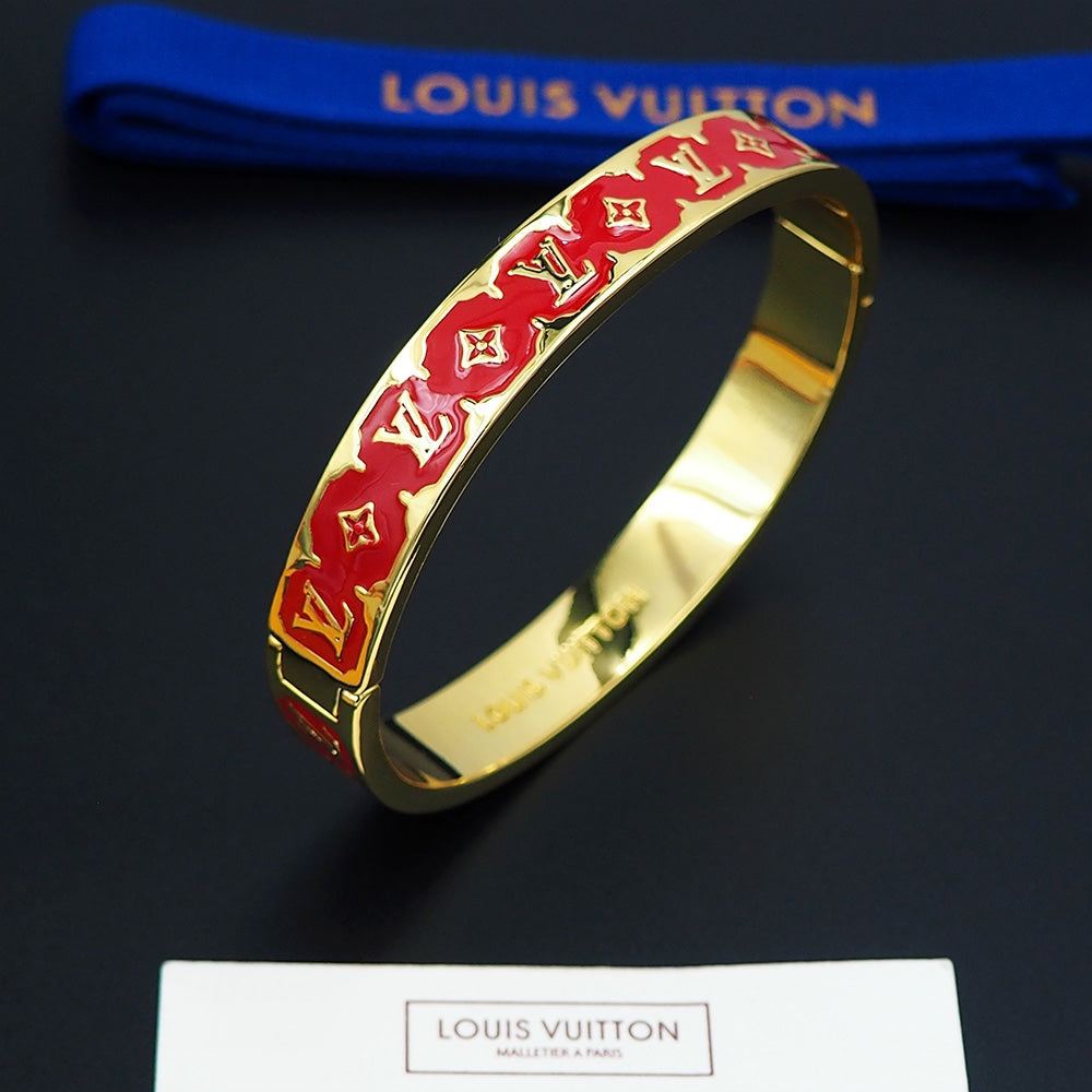 18K Louis Vuitton Color Monogram Bracelet