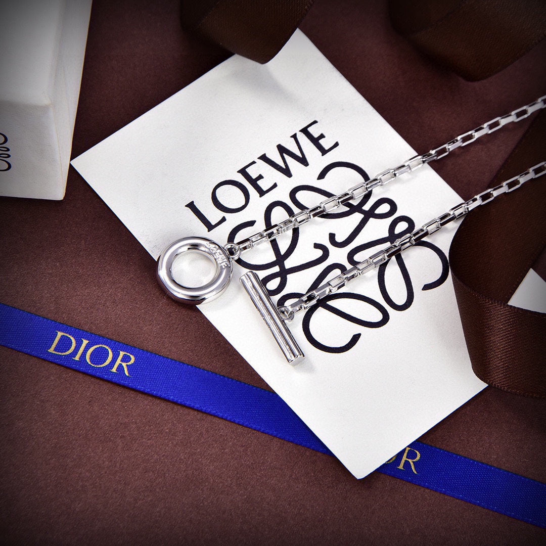 18K LOEWE Anagram Letter Necklace