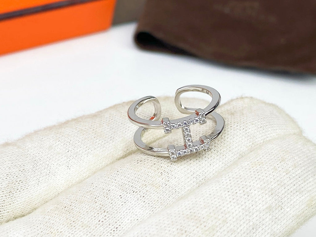 18K Ever Chaine D'ancre Hermes Ring