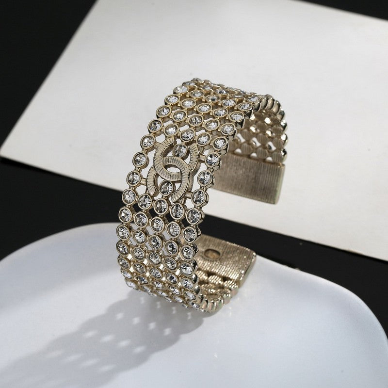 18K  Chanel Diamond Cuff Bracelet