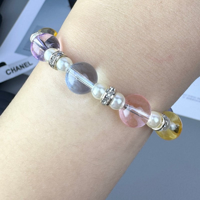 18K  Chanel 26C Color Crystal Bracelet