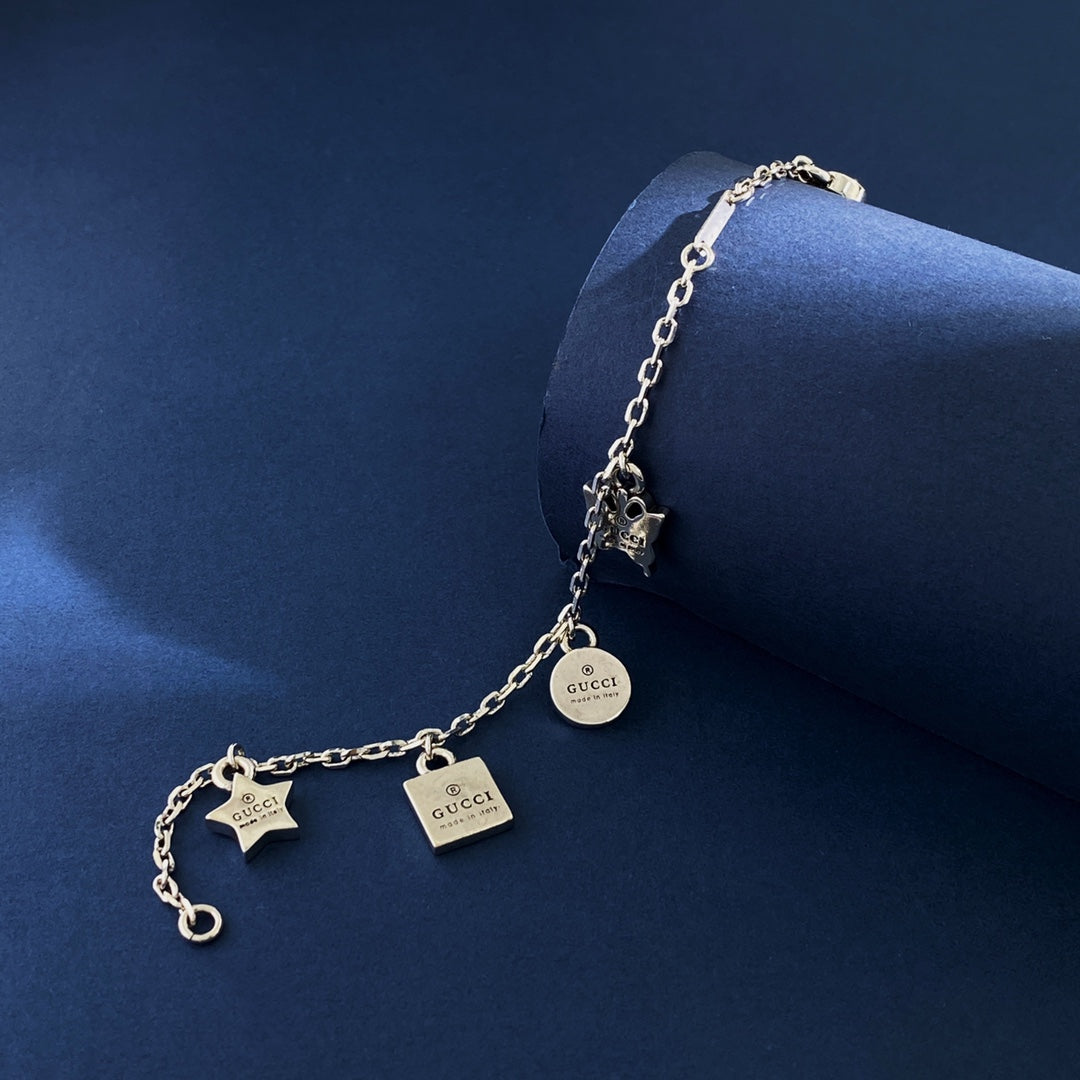 18K Double Gucci Letter Bracelet