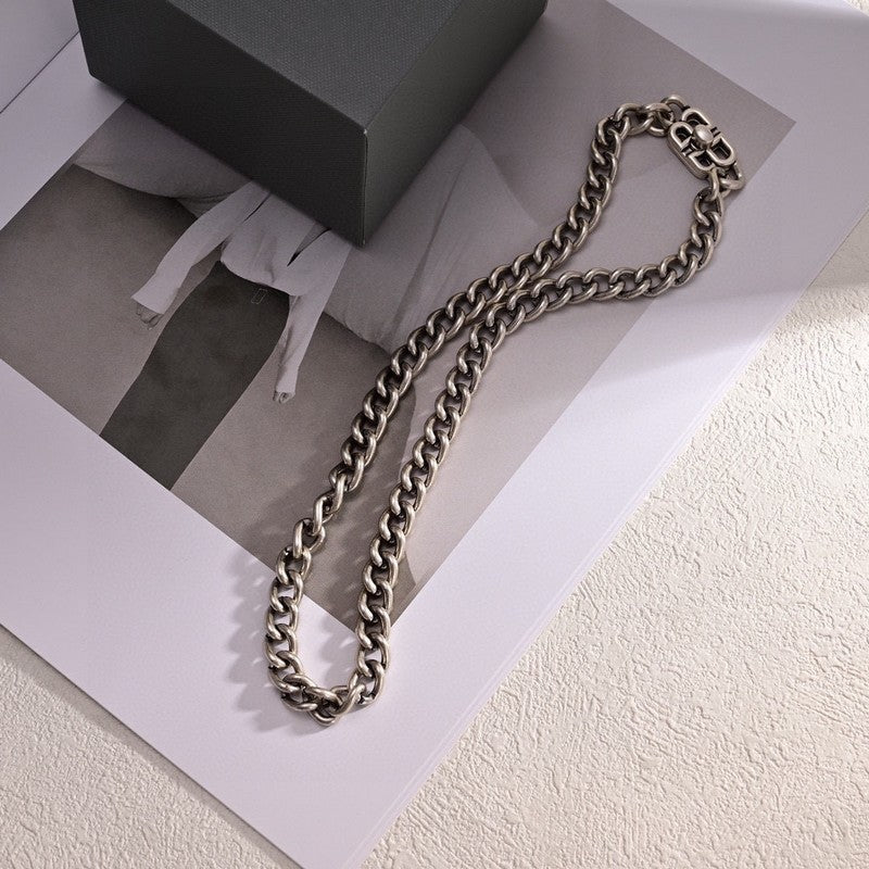 18K Balenciaga Monaco Chain Necklace