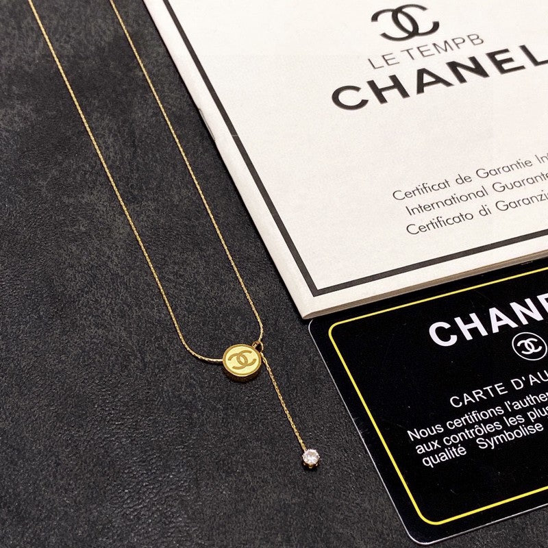 18K  Chanel Gold Necklace