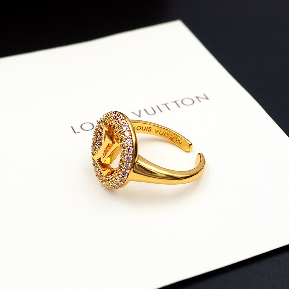18K Louis Vuitton Louise Tresor Rings