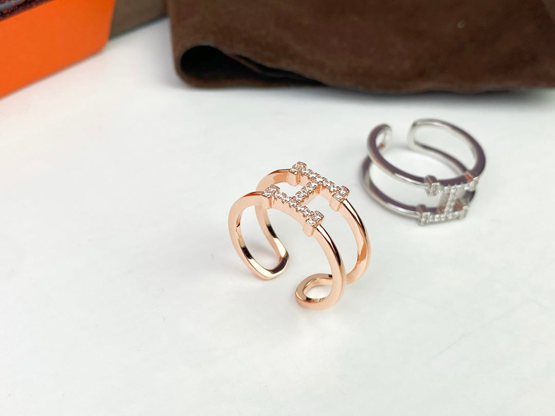 18K Ever Chaine D'ancre Hermes Ring